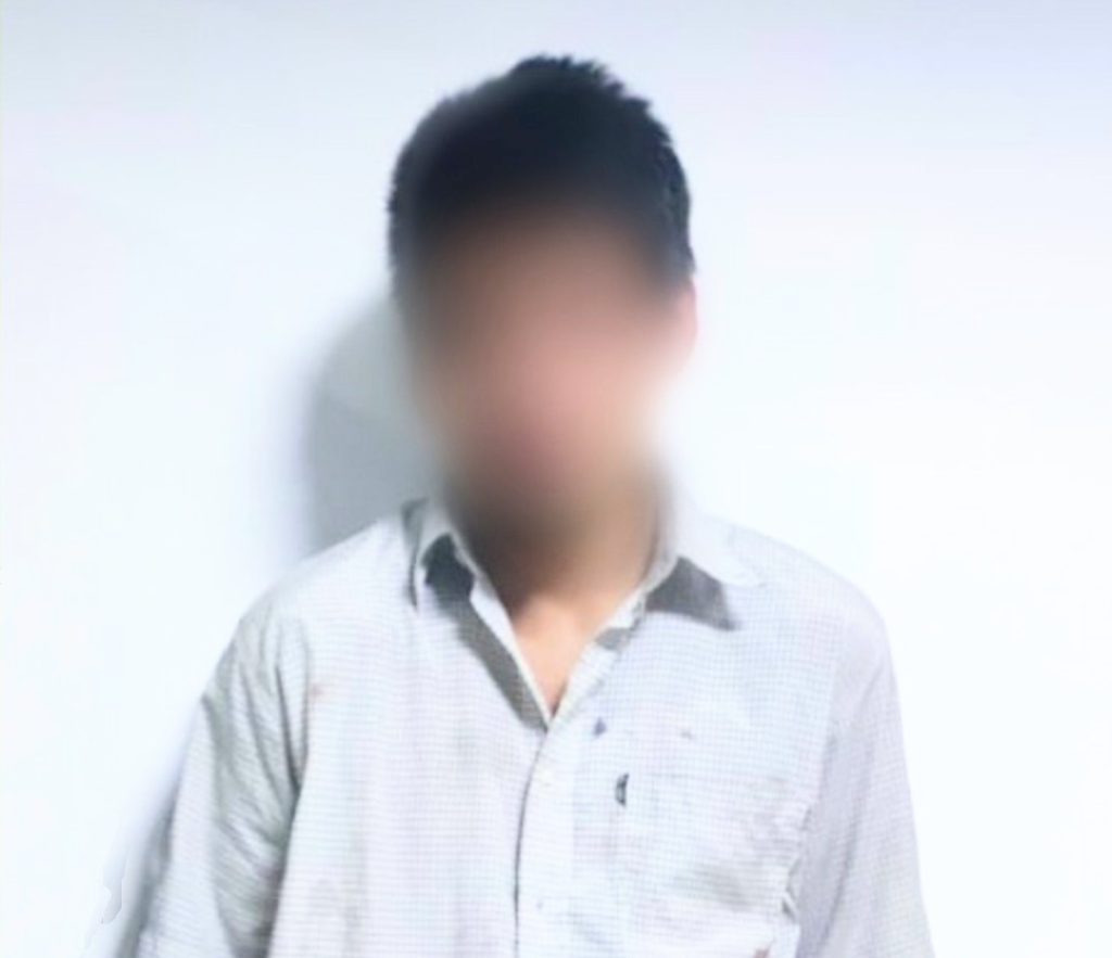 El ciudadano pretendió escapar de los uniformados.