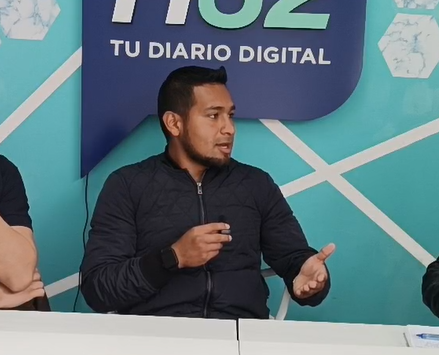 Nixon Espinosa Coyago, presidente de la FEUE-L.