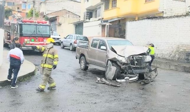 El percance fue ayer, en horas de la tarde.