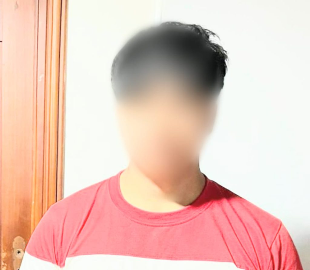 Él fue detenido la tarde del último sábado.