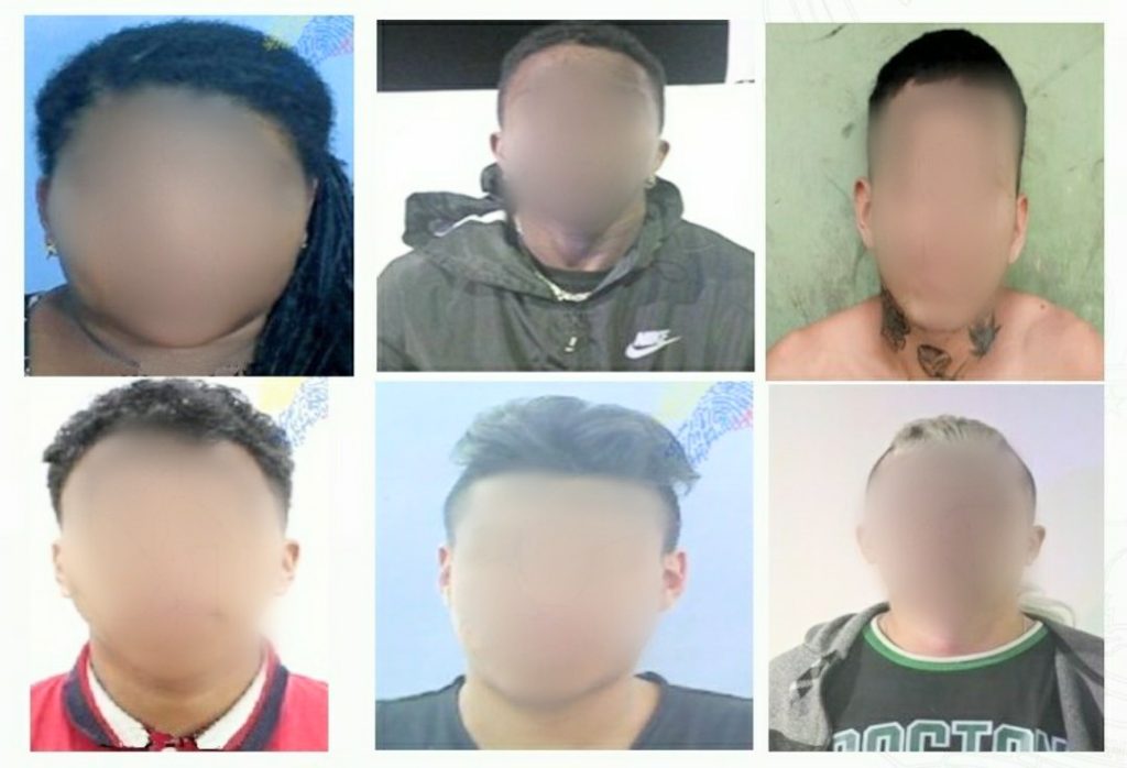 La madrugada de ayer ellos fueron llevados al centro carcelario.