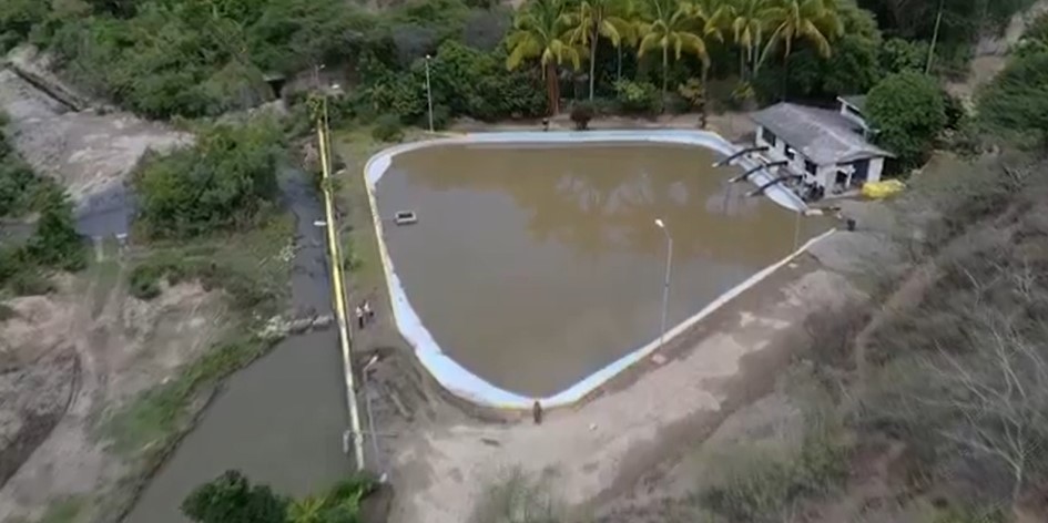 Esta captación es que abastece a la mayoría de sectores del cantón.