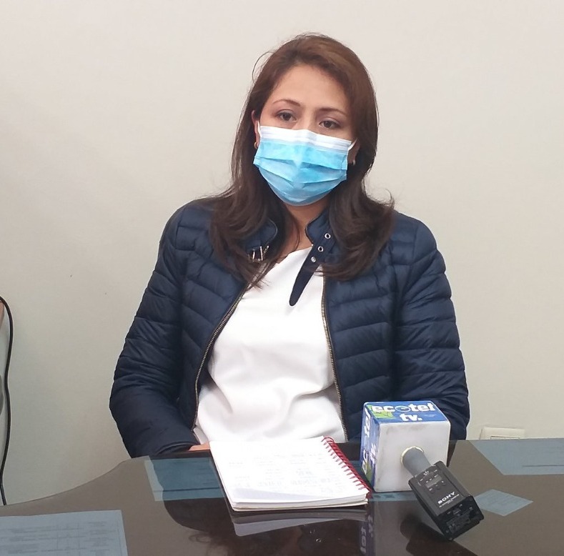 Gina Cueva, coordinadora de Salud encargada.