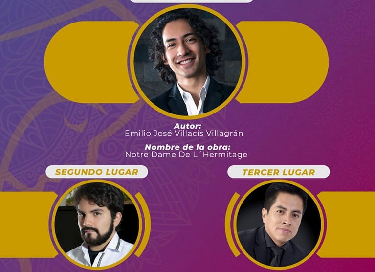 Los tres ganadores del festival.