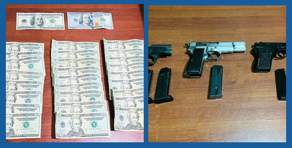 El ciudadano no justificó la procedencia de los artefactos y dinero confiscados.