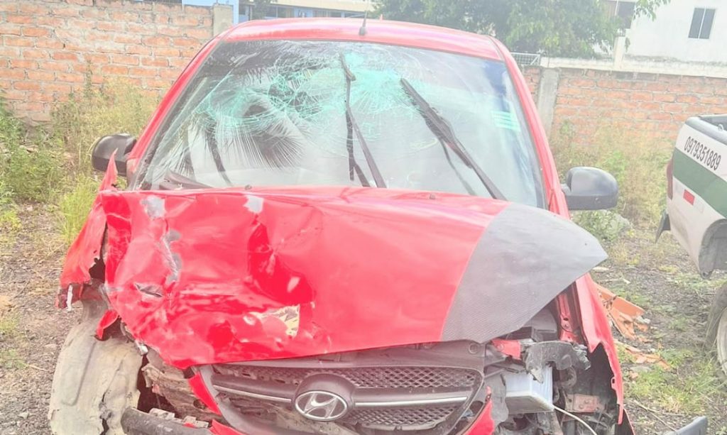 El accidente de tránsito ocurrió a eso de las 06:30, de ayer.