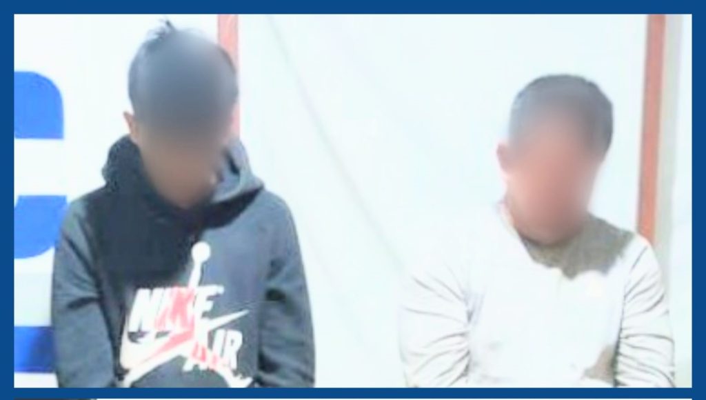 Entre los matorrales los ciudadanos fueron capturados.