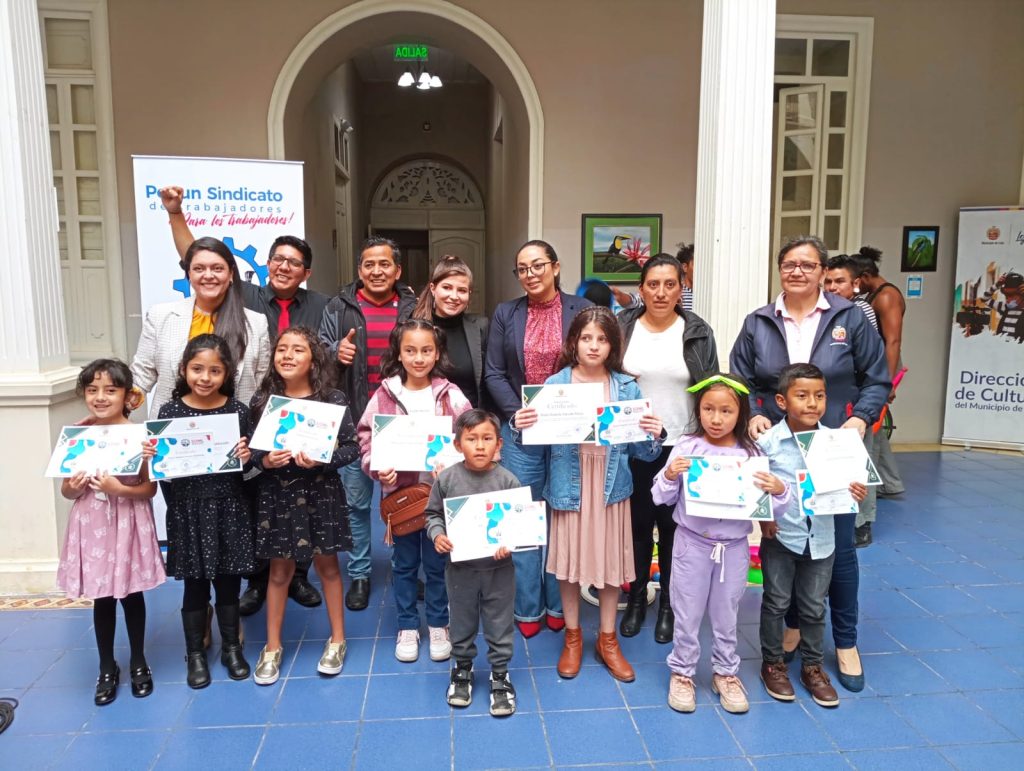 La clausura se cumplió el último viernes, 5 de mayo de 2023, en la Casona Cultural, desde las 14:00.