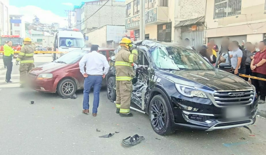 El aparatoso accidente de tránsito ocurrió el último sábado.