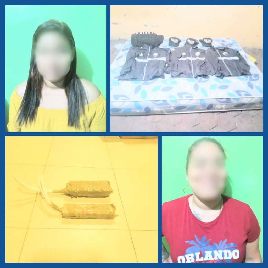 Ellas no justifican la tenencia de los explosivos ni de la droga.