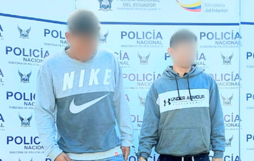 Ellos fueron detenidos por las inmediaciones del parque Bolívar.