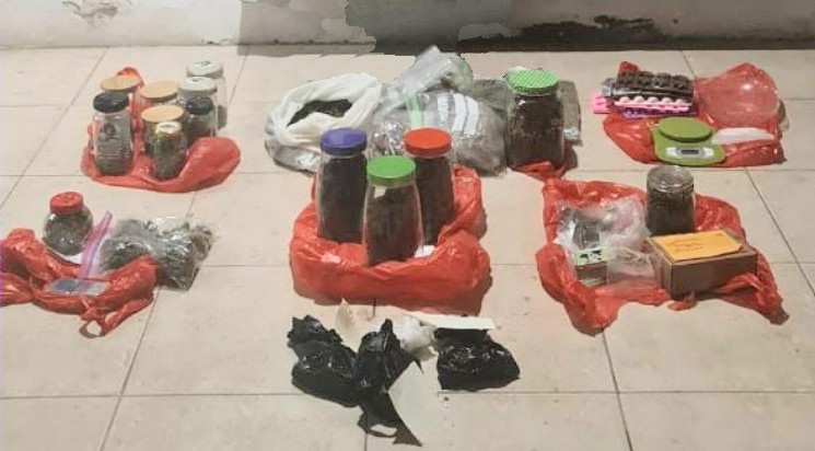 La droga que la Policía Nacional encontró en poder del ahora procesado.