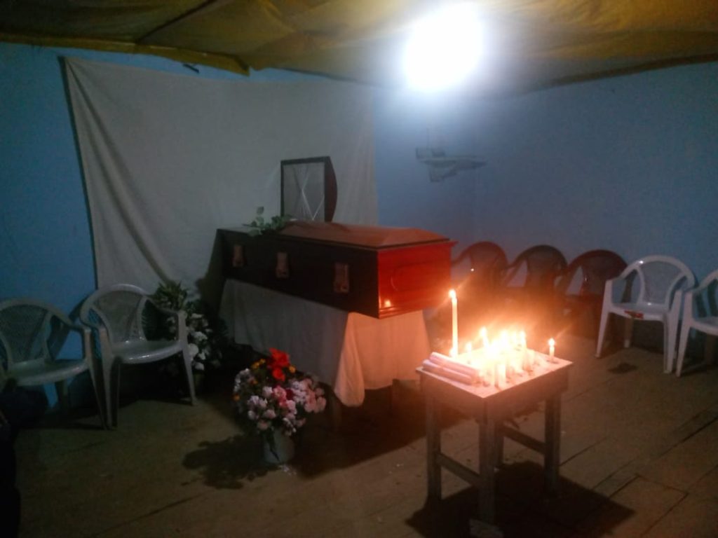En su barrio natal, Suanamá, se levantó una capilla ardiente.