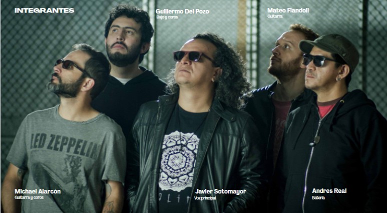 Los integrantes de Amuleto Salvaje invitan a vivir el concierto.