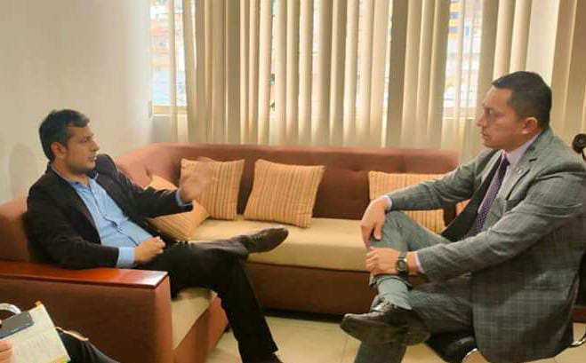 La reunión fue el último lunes.