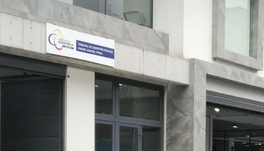 La diligencia judicial se realizó ayer.