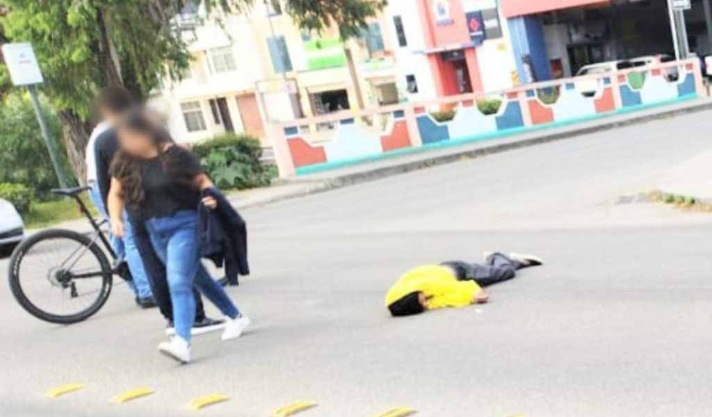 El peatón resultó ileso.