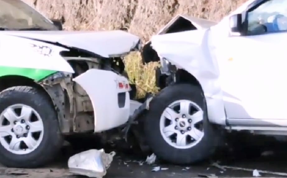 La tarde de ayer sucedió el accidente de tránsito.