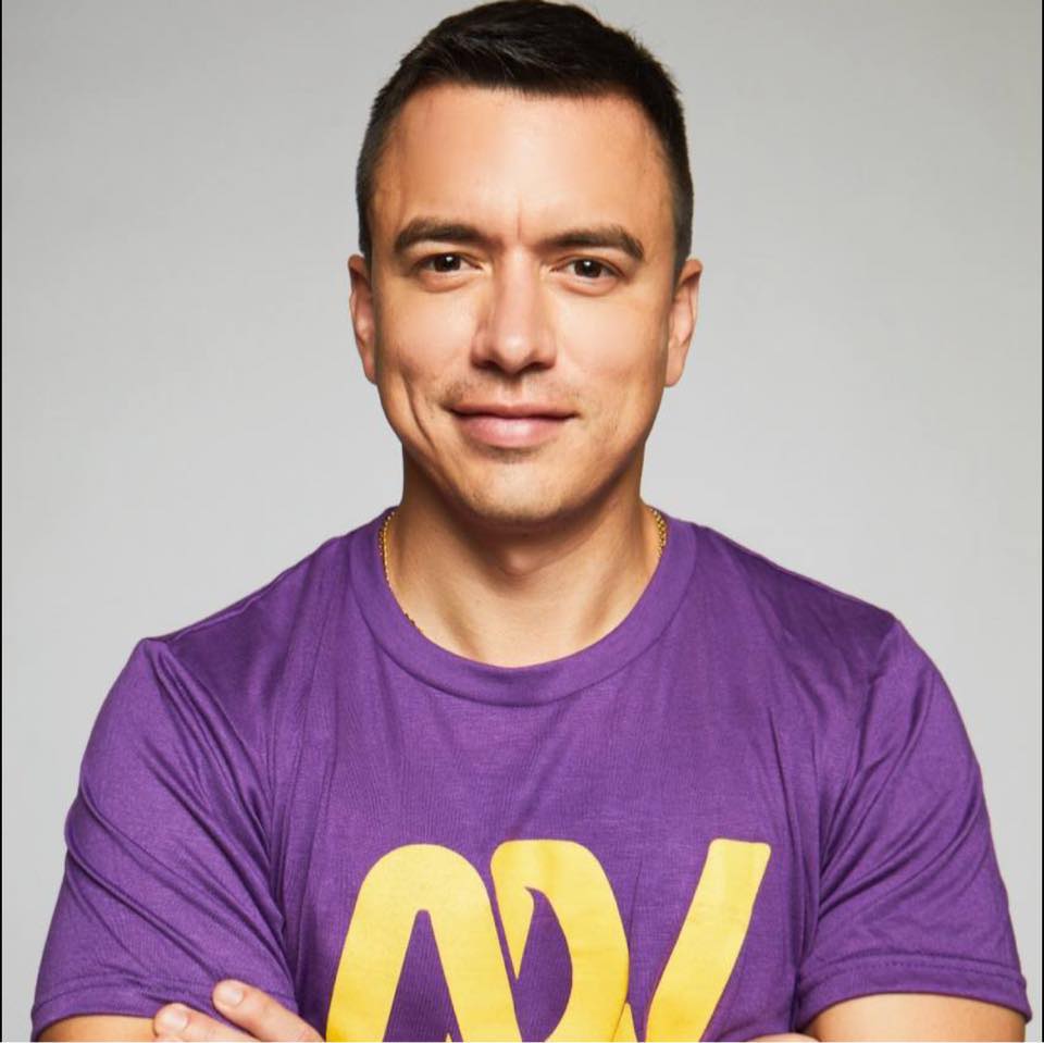 Daniel Noboa Azín de Acción Democrática Nacional.