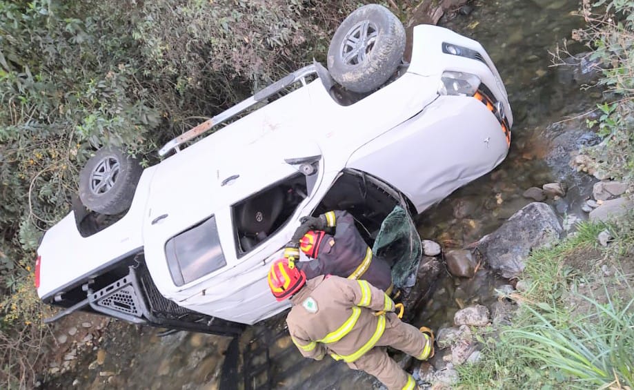 El percance ocurrió a eso de las 06:00.