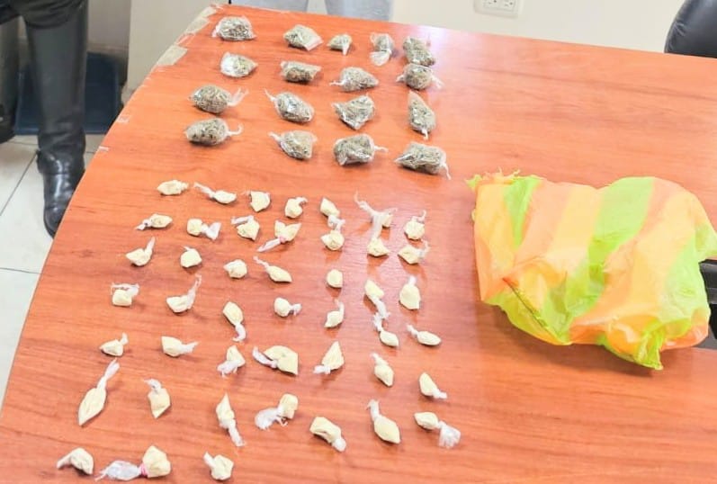 La droga que los policías Antidrogas decomisaron al ciudadano.