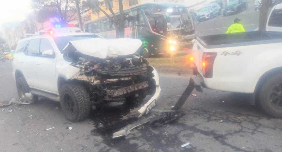El accidente sólo ocasionó daños materiales.