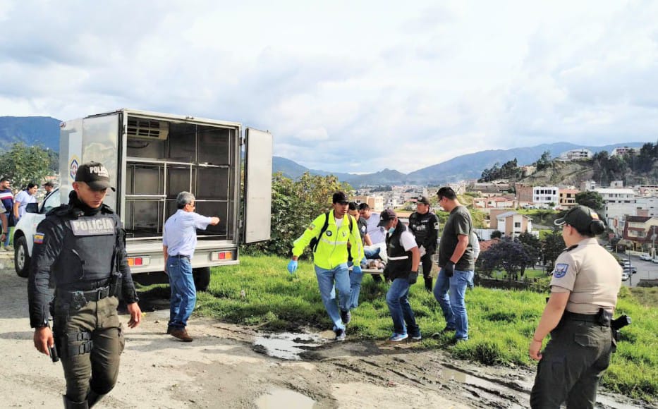 El viernes 29 de noviembre de 2019 se realizó el levantamiento del cadáver de Jimmy Ventimilla Mora. (Fotografía de archivo)