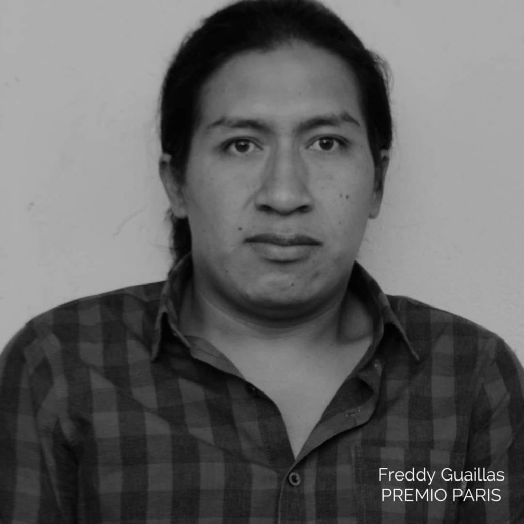 Freddy Guaillas, un artista vinculado con la conciencia ambiental.