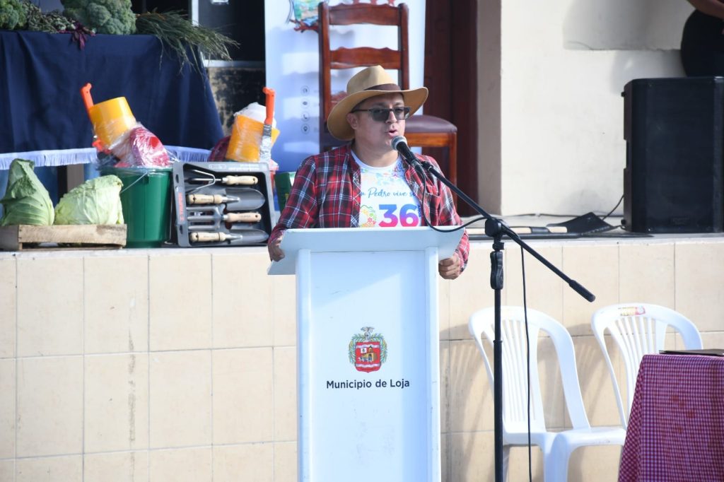 Jimmy Toledo, presidente de Conagopare-Loja.