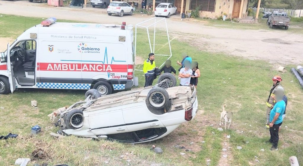 El suceso ocurrió en la avenida 8 de Diciembre, al norte de Loja.