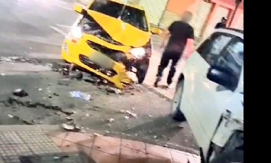 Ocurrió la noche del jueves, no hubo lesionados.