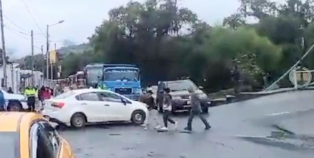 A eso de las 10:00 ocurrió el accidente.