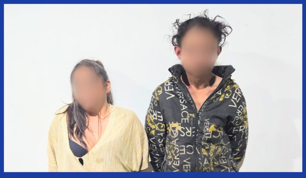 La pareja no justificó la tenencia de esos artefactos.