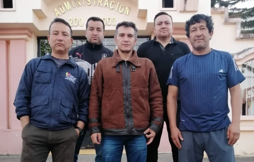 Parte del nuevo directorio del organismo deportivo.