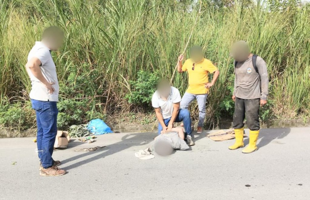 El ciudadano fue detenido por los agentes de la Policía Judicial de Zamora Chinchipe.