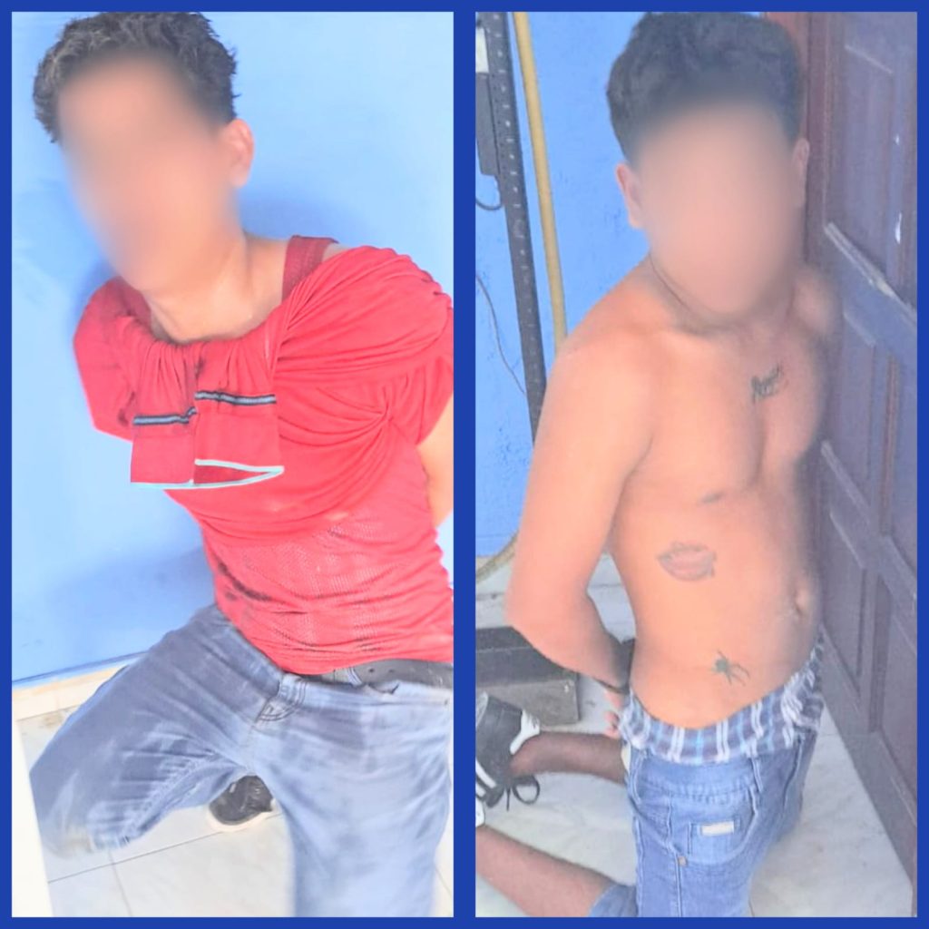 El robo de dinero no se concretó y ellos están presos.