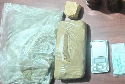 La droga que la Policía Nacional decomisó al ciudadano.