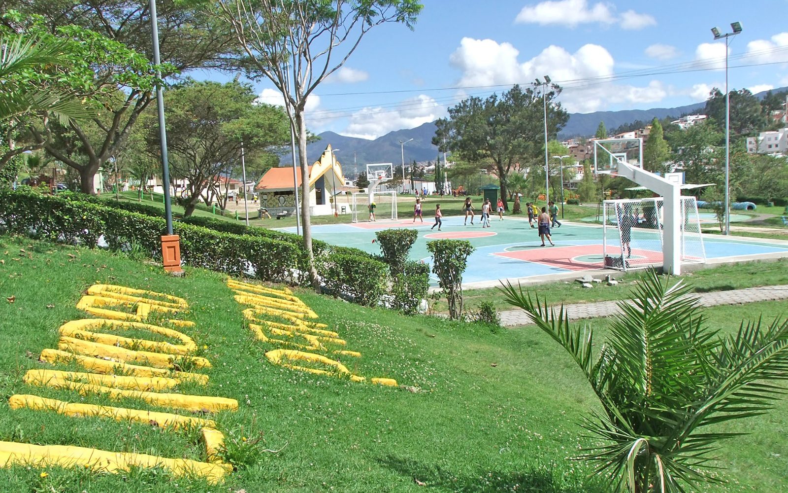 Parque Lineal La Tebaida, en el sur de la ciudad de Loja.