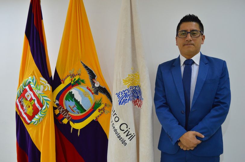 Luis Villegas Chamba, coordinador de la Zona 7 del Registro Civil.