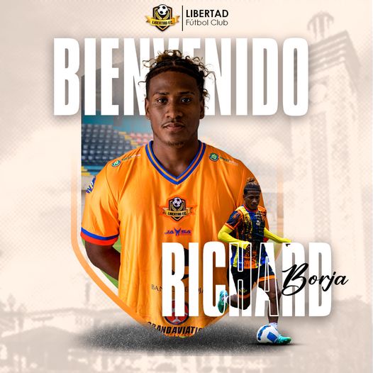 Así se presentó a Richard Borja en Libertad.