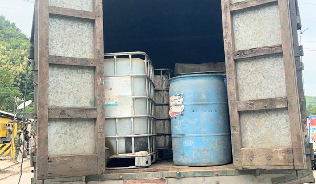 El decomiso fue la madrugada de ayer.