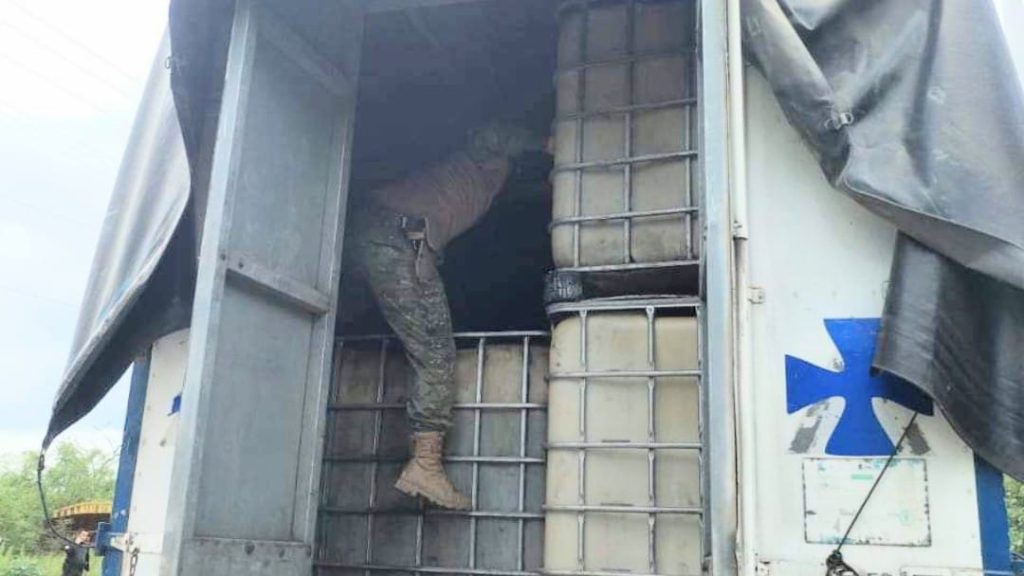 Quien transportaba el combustible no justificó ese traslado.