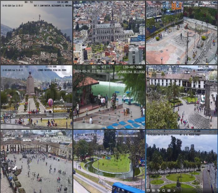 Apoyados en las cámaras de videovigilancia dieron la seguridad.