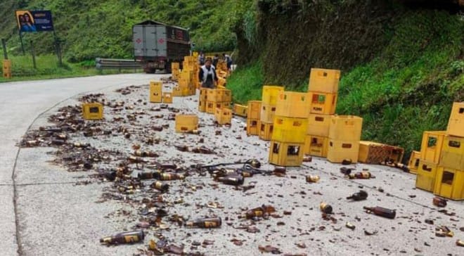 El accidente ocurrió el último lunes.