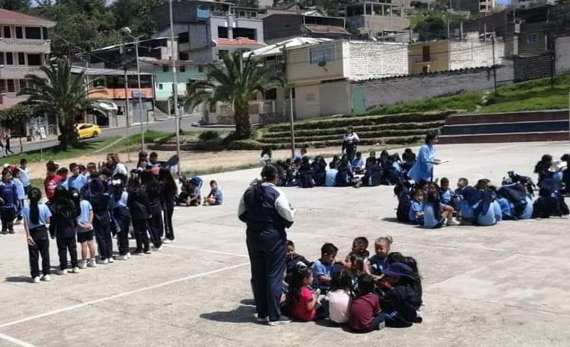Los docentes y los niños pusieron en práctica lo aprehendido.