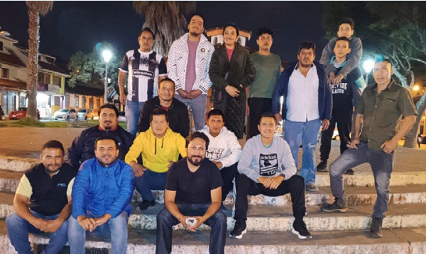 Integrantes del cuadro vivo para la procesión del viacrucis 2024