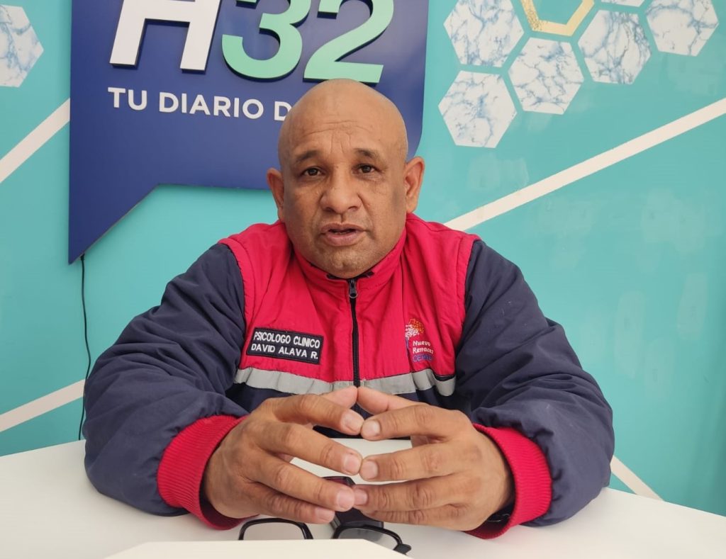 David Álava Rojas, responsable del Cetad Nuevo Renacer, quien fue adicto al alcohol y la droga, lleva 21 años recuperado.