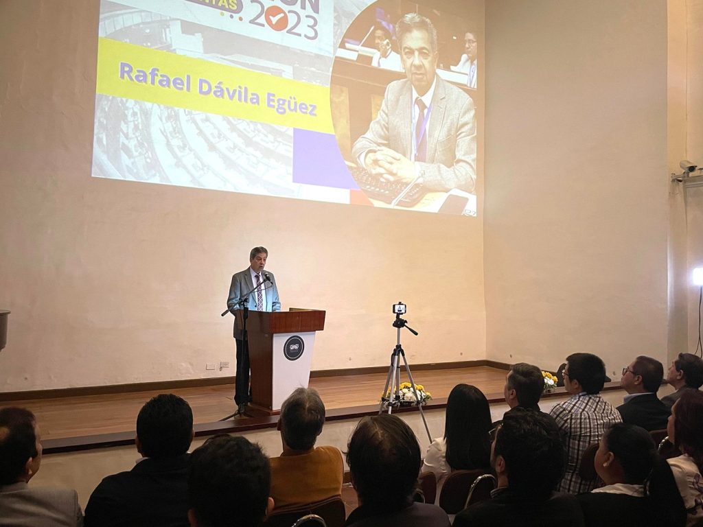 Rafael Dávila Egüez, asambleísta por Loja.