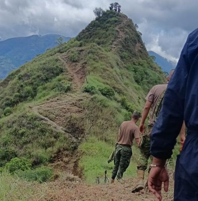 Los uniformados de las Fuerzas Armadas participaron activamente.