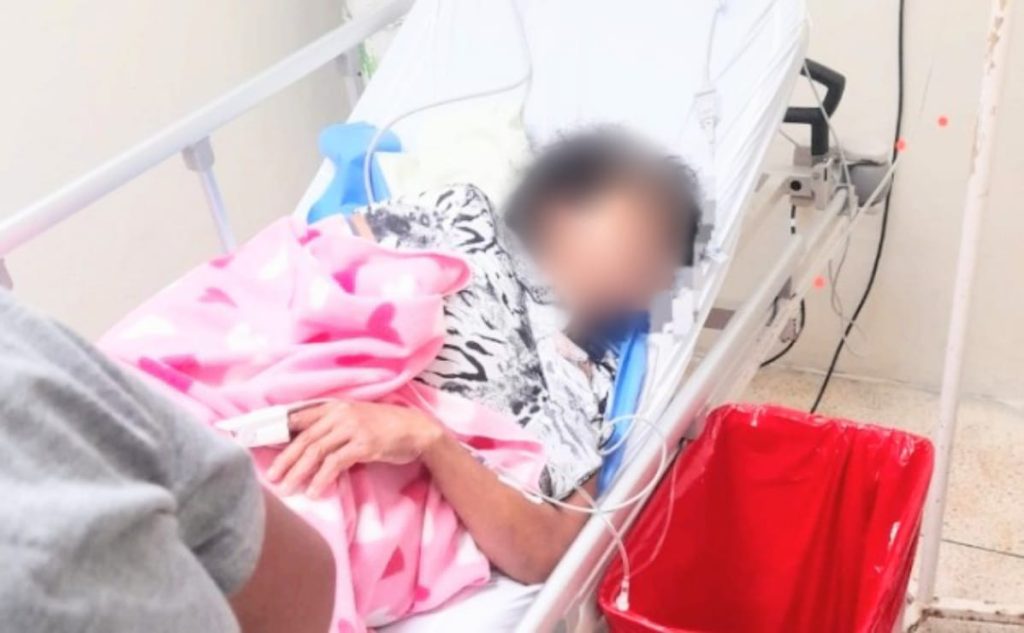 La atropellada sigue en esa casa de salud.